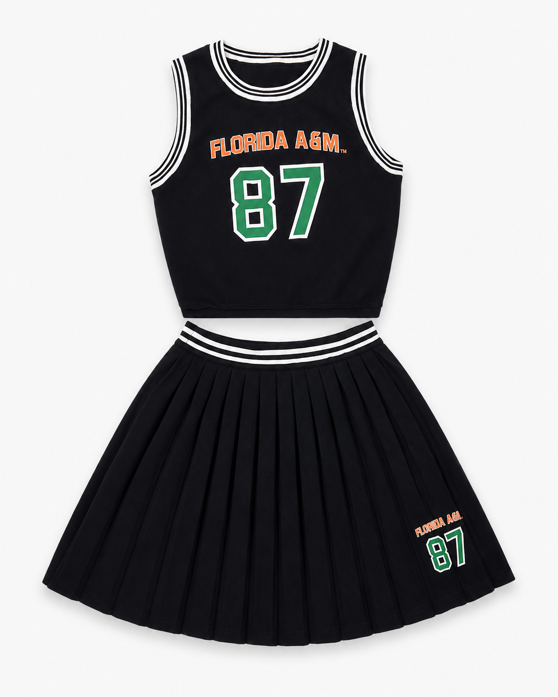 FAMU 87 Courtside Pleated Set