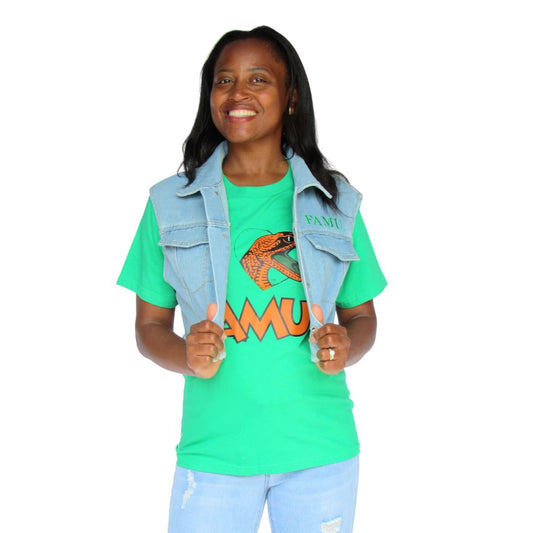 FAMU Demin Crop Vest