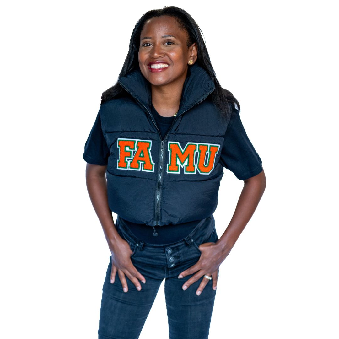 FAMU Cropped Puffer Vest
