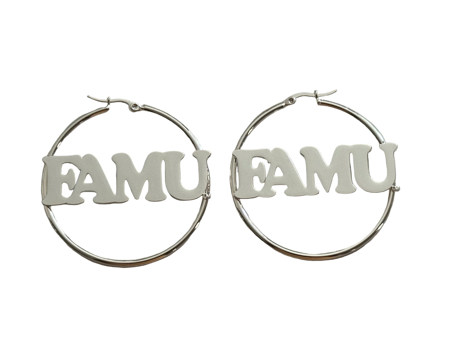 FAMU hoop earrings