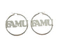 FAMU hoop earrings