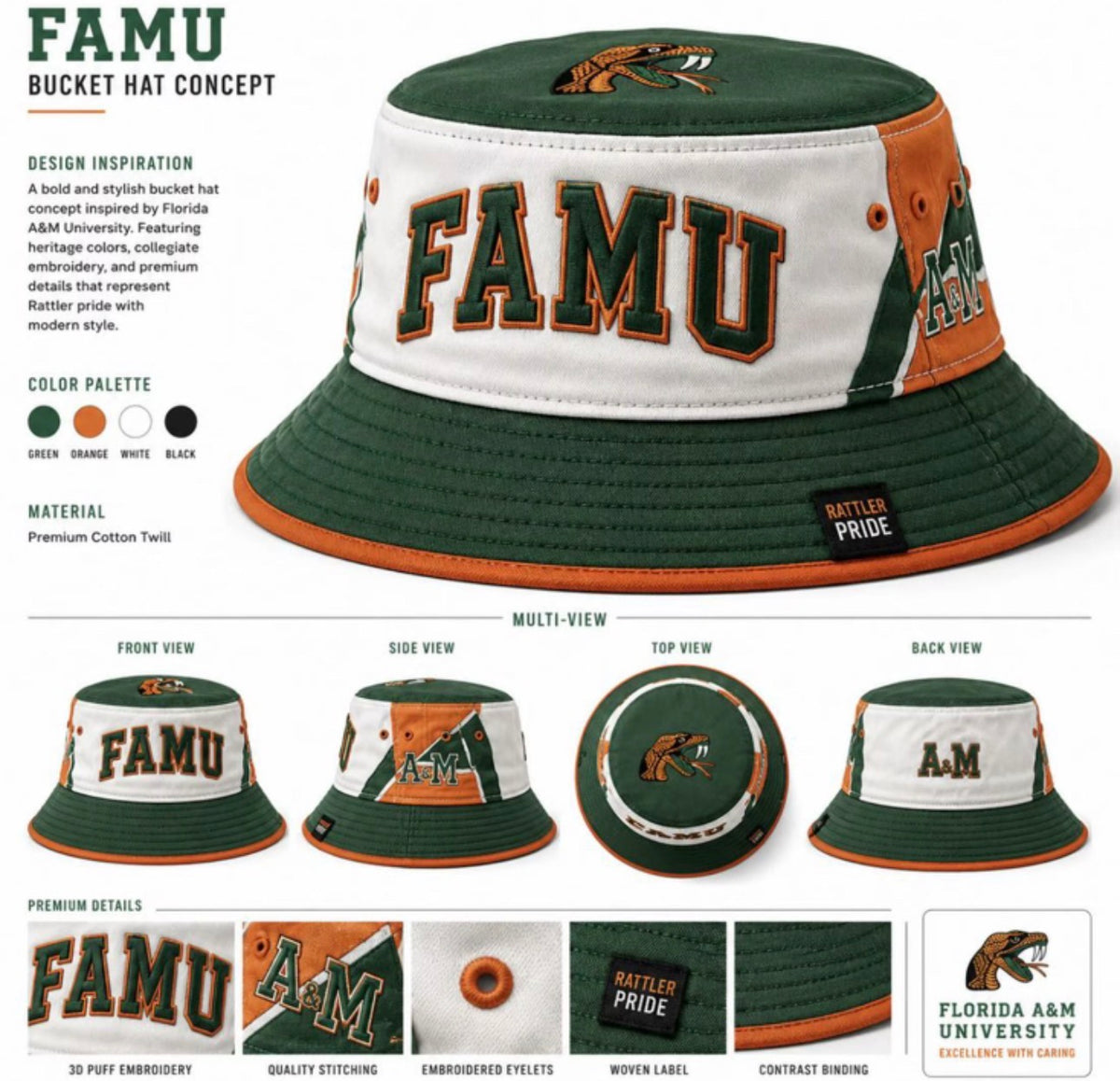 Legacy Rattler Bucket Hat
