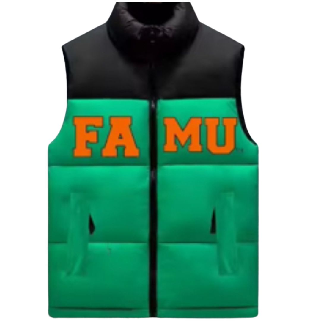 FAMU Puffer Vest – DesignzbyDebbie