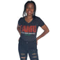 FAMU Rhinestone V-Neck Tshirt