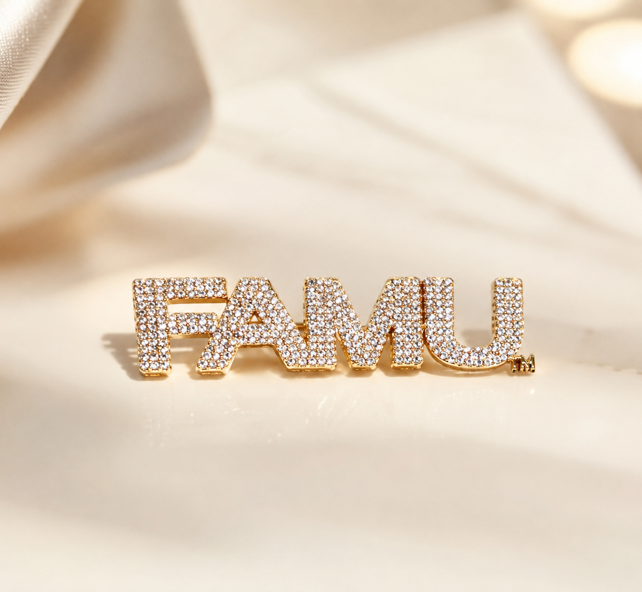 Royal Radiance| Iced FAMU Statement Pin