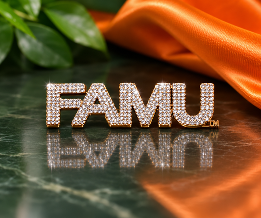 Royal Radiance| Iced FAMU Statement Pin