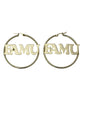 FAMU hoop earrings