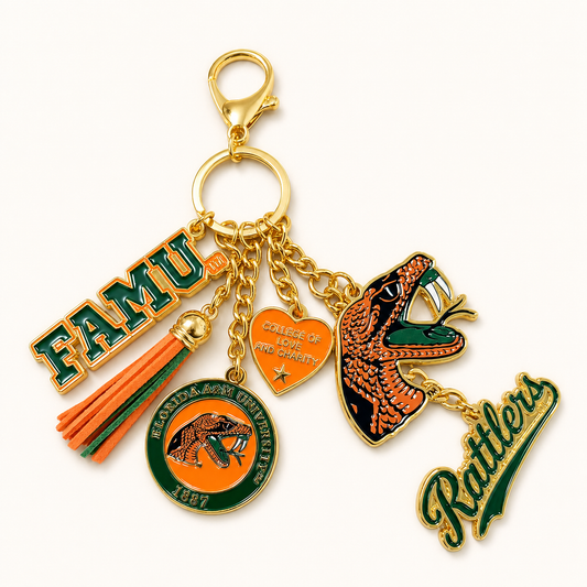 FAMU Rattler Pride Purse Charm