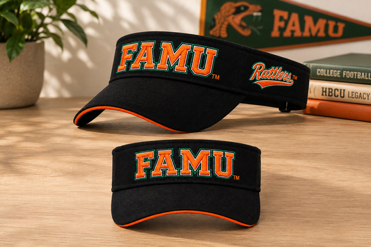 FAMU Embroidered Visor- Orange or Black